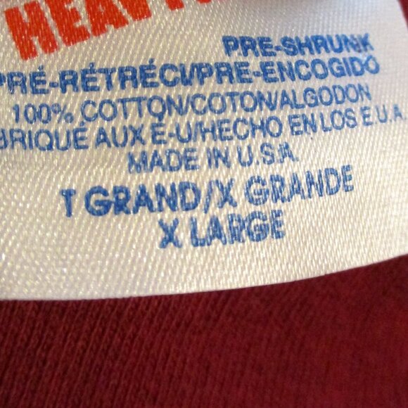 Harley Davidson Vintage 1993 Woman X Large Red Yellow Graphic Anniversary Shirt - Picture 9 of 9